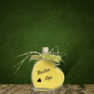 hausgemachter Eier-Sahne-Likör "bester Opa" Herz