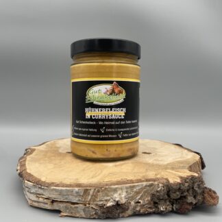 Hühnerfleisch in Currysoße