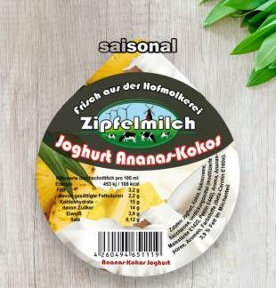 Joghurt Ananas-Kokos